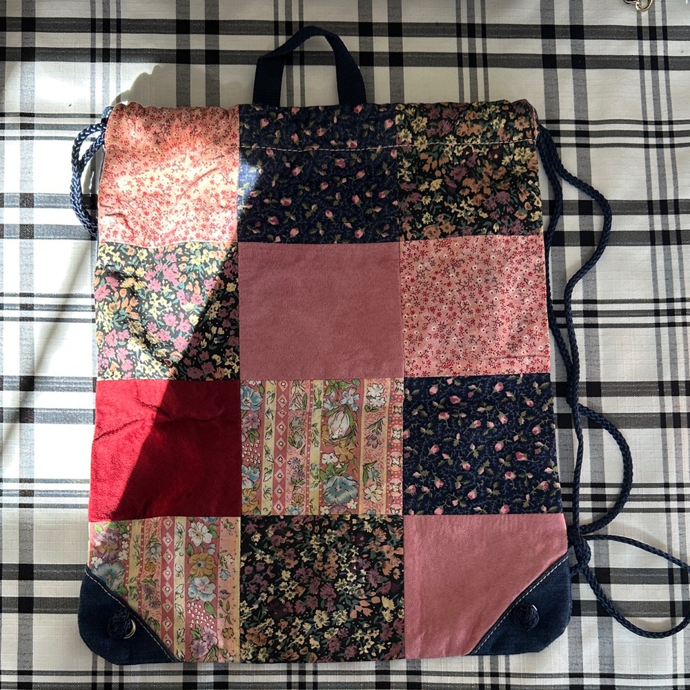 Chateau Multicolor Patchwork Backpack - image 1